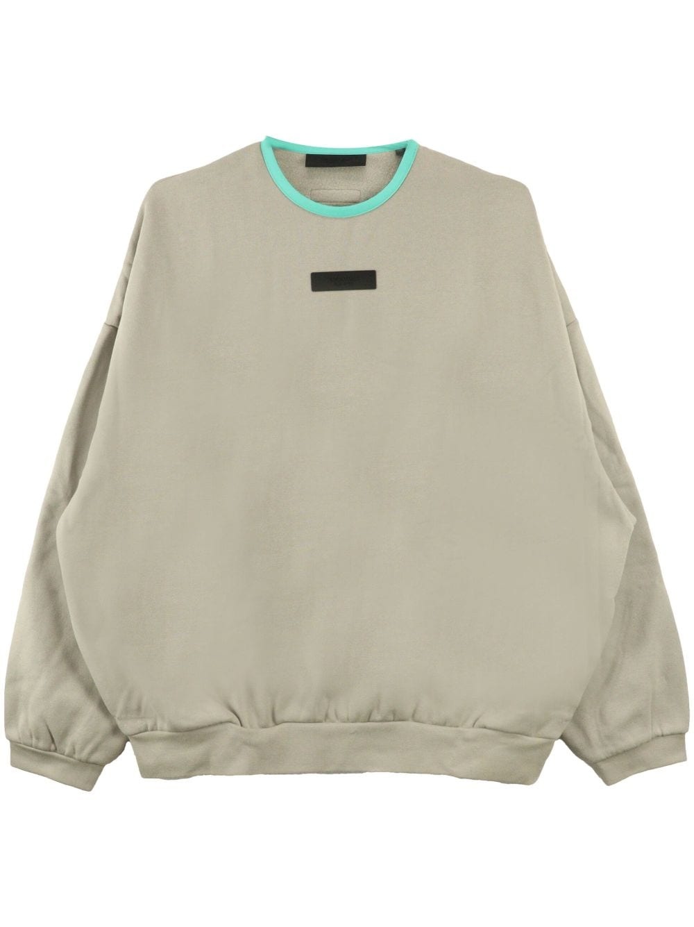 logo-appliquÃ© crew-neck sweatshirt - 1