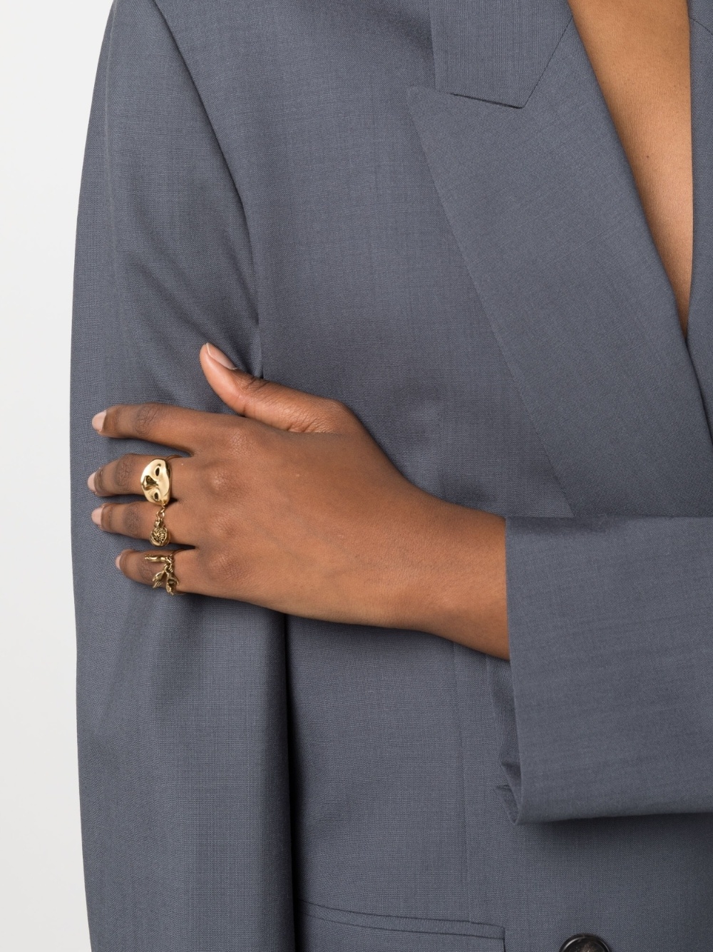charm-detail set of rings - 2