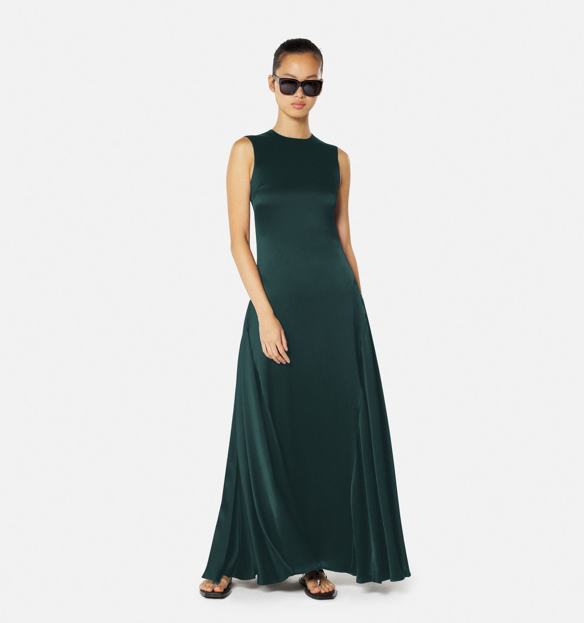 Long Dress With Side Panels - 2