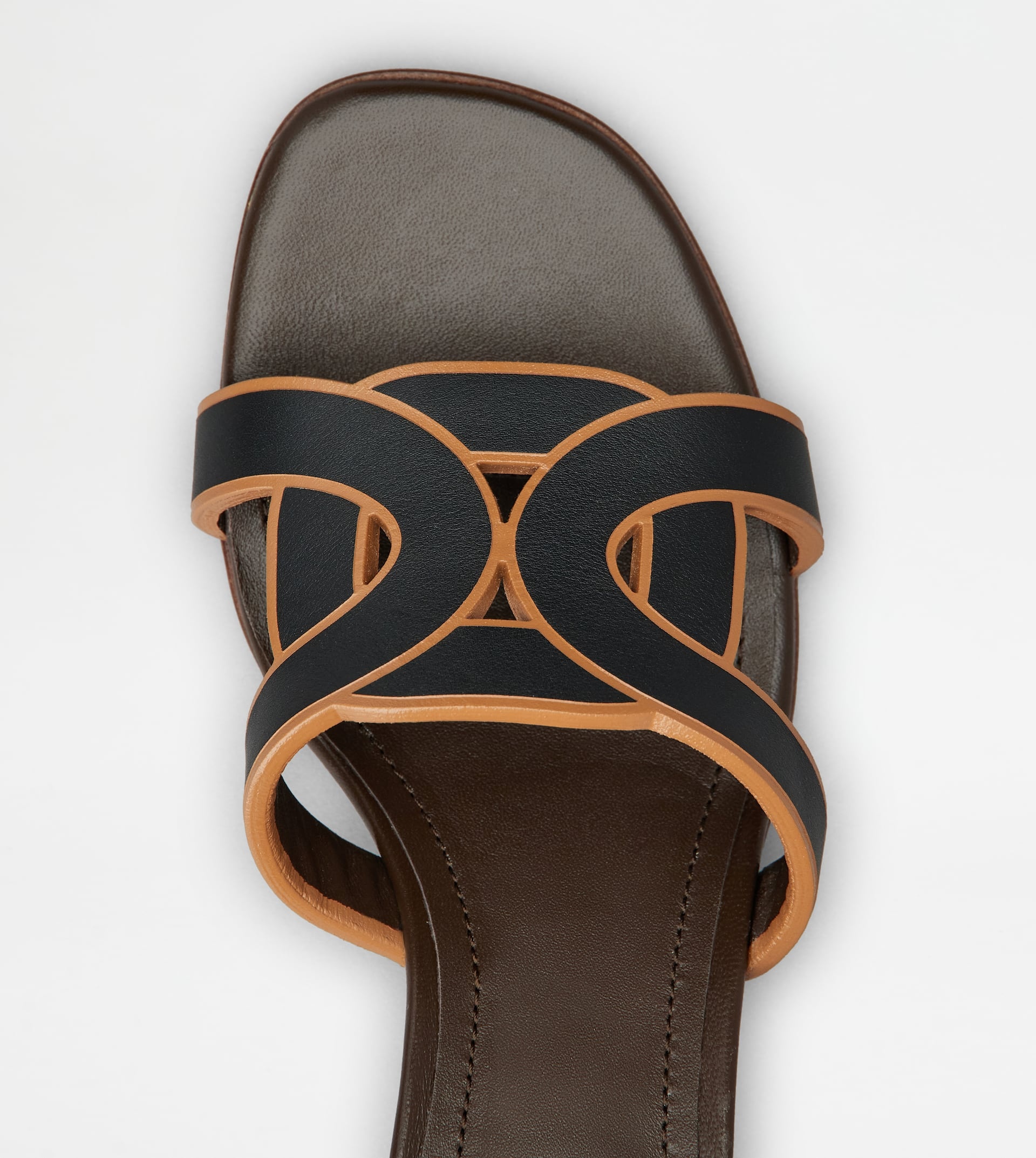 KATE SANDALS IN LEATHER - BROWN - 3