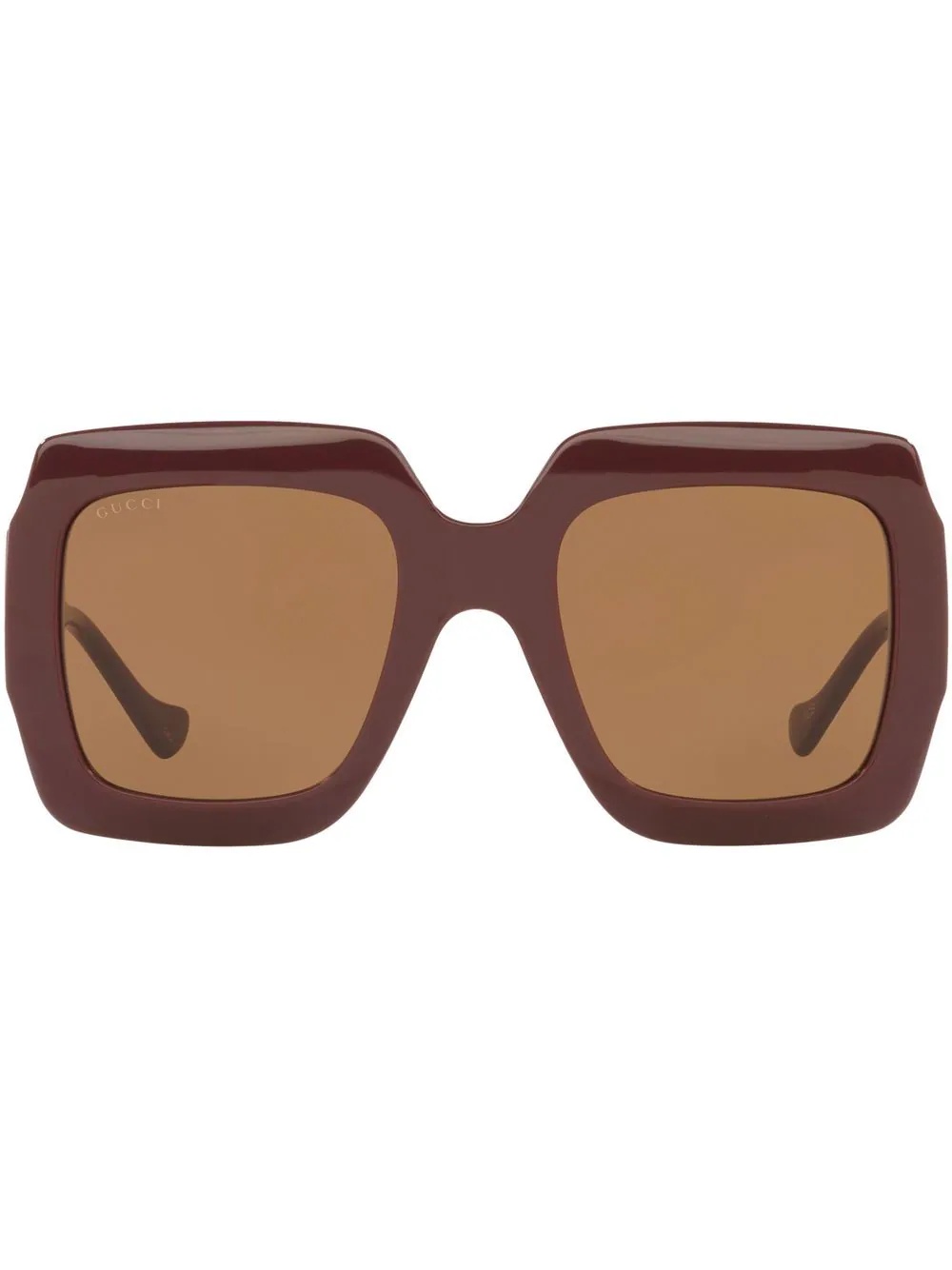 GG oversized square-frame sunglasses - 1