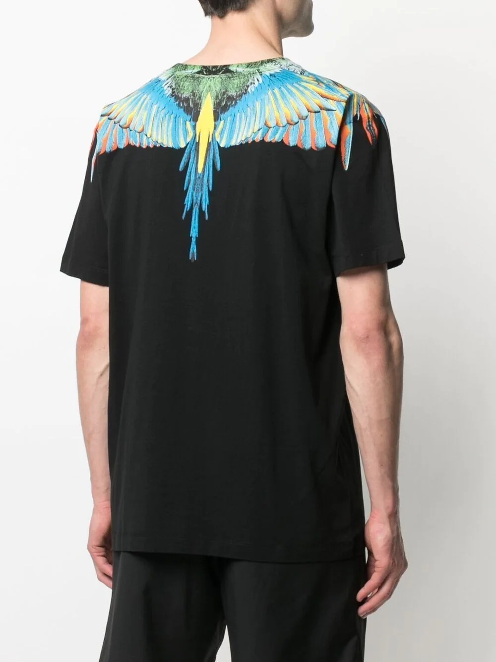 Wings print cotton T-shirt - 4