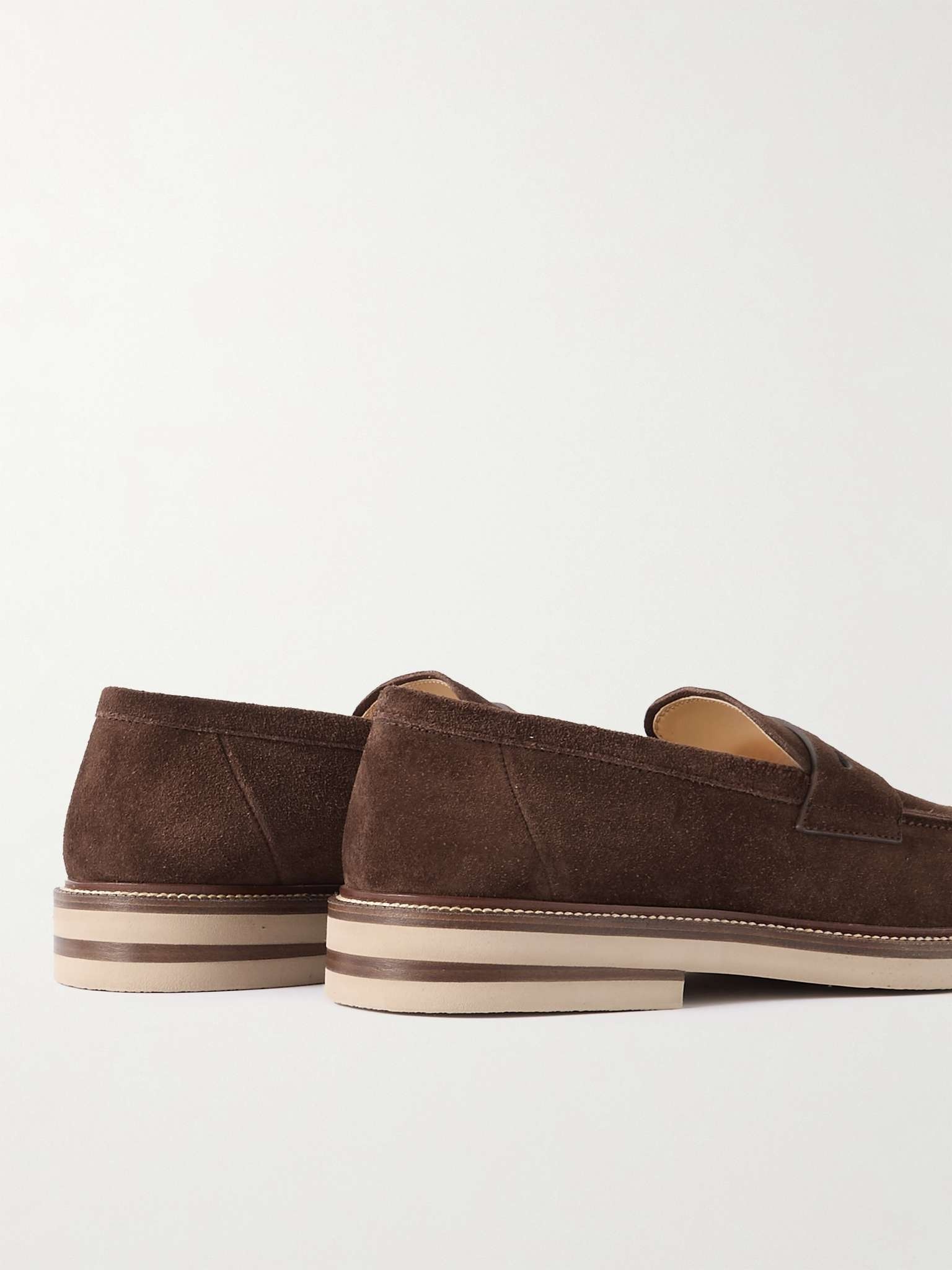 Suede Penny Loafers - 5
