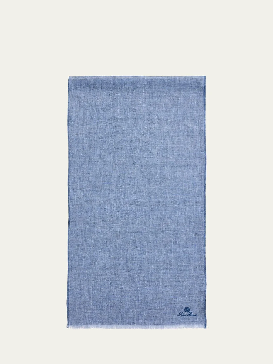 Men's Alisei Linen Scarf - 1