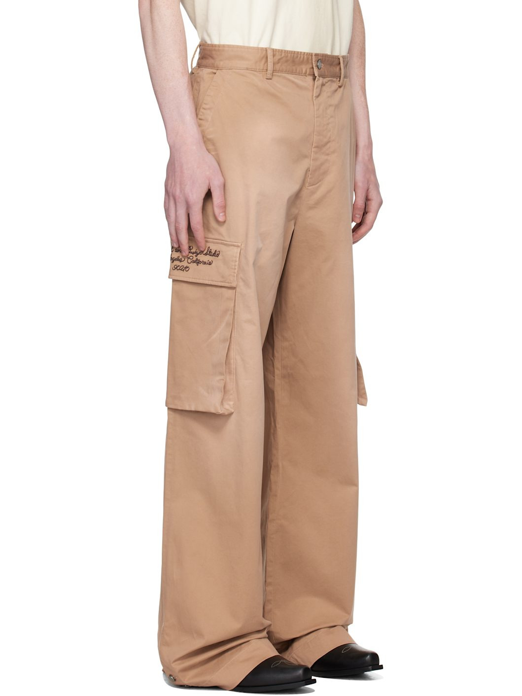 Tan 'AMIRI' Cargo Pants - 2