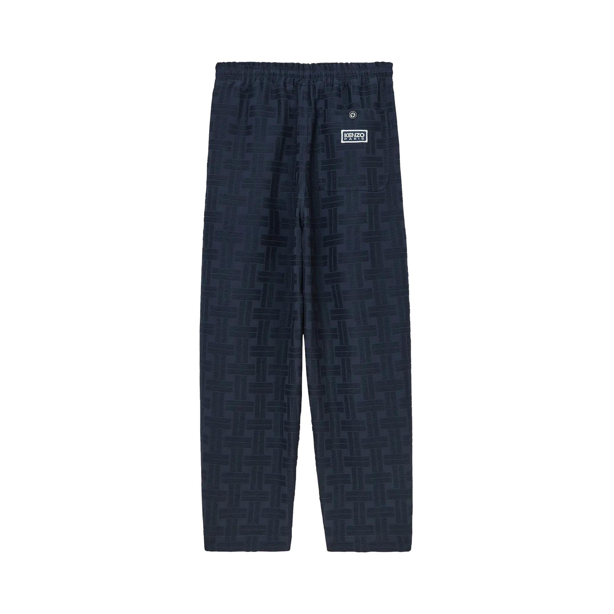 Kenzo Weave Jogger Pants 'Blue' - 2