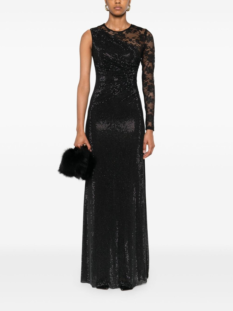 self-portrait rhinestone-embellished maxi dress outlook