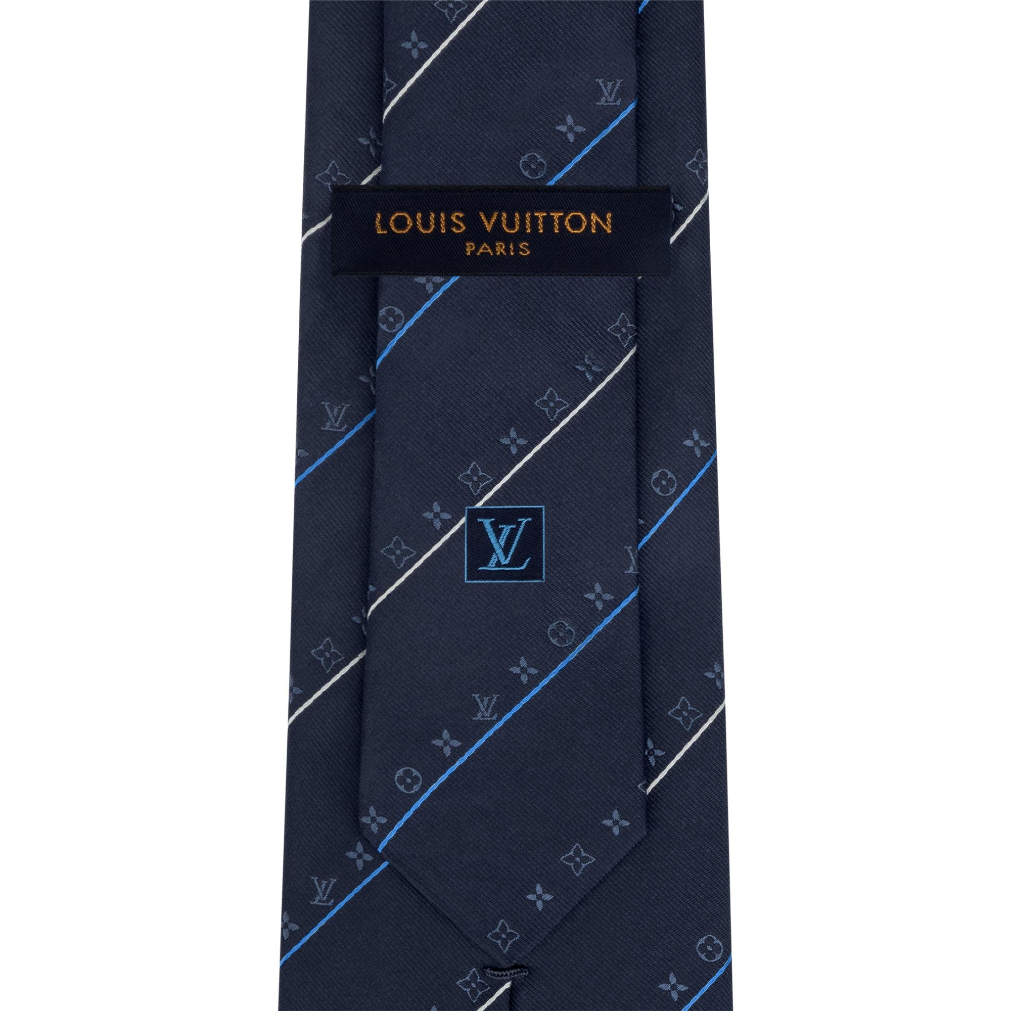 Monogram Thin Stripes Tie - 3