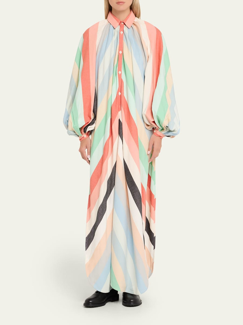 MARRAKSHI LIFE The Touareg Dress with Balloon Sleeves outlook