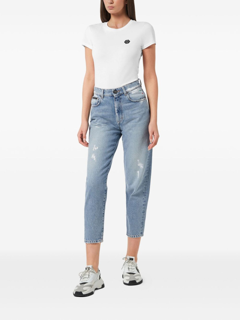 PHILIPP PLEIN Hexagon-logo jeans outlook