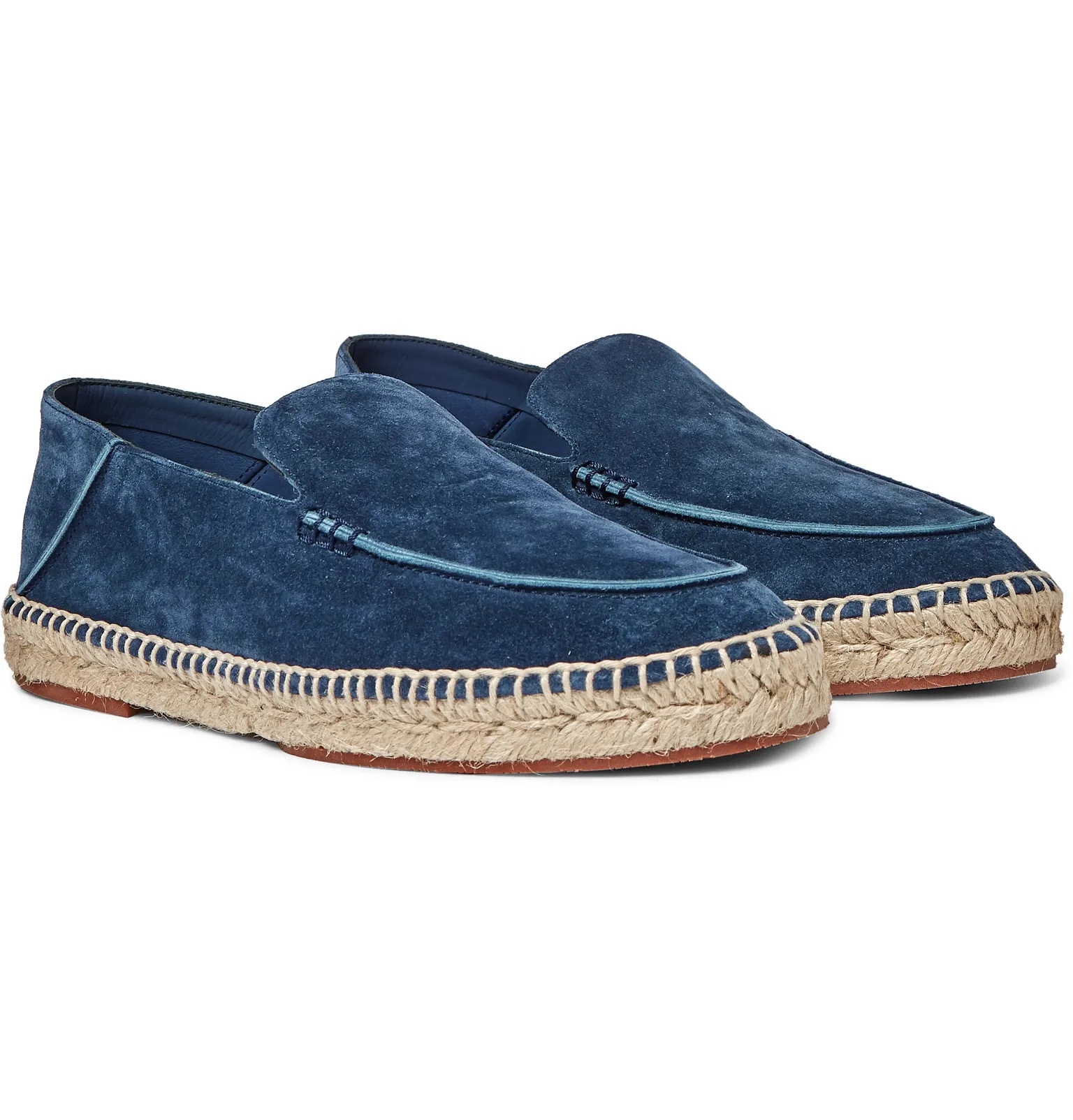 Seaside Walk Collapsible-Heel Suede Espadrilles - 20