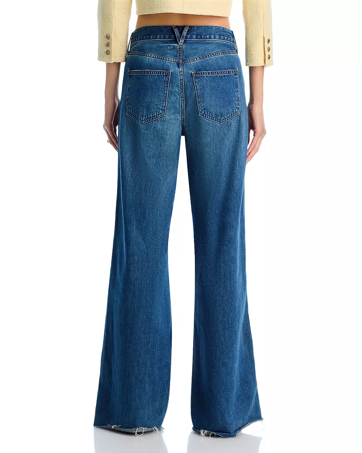 Kasey High Rise Wide Leg Jeans in Dusted Glare - 3