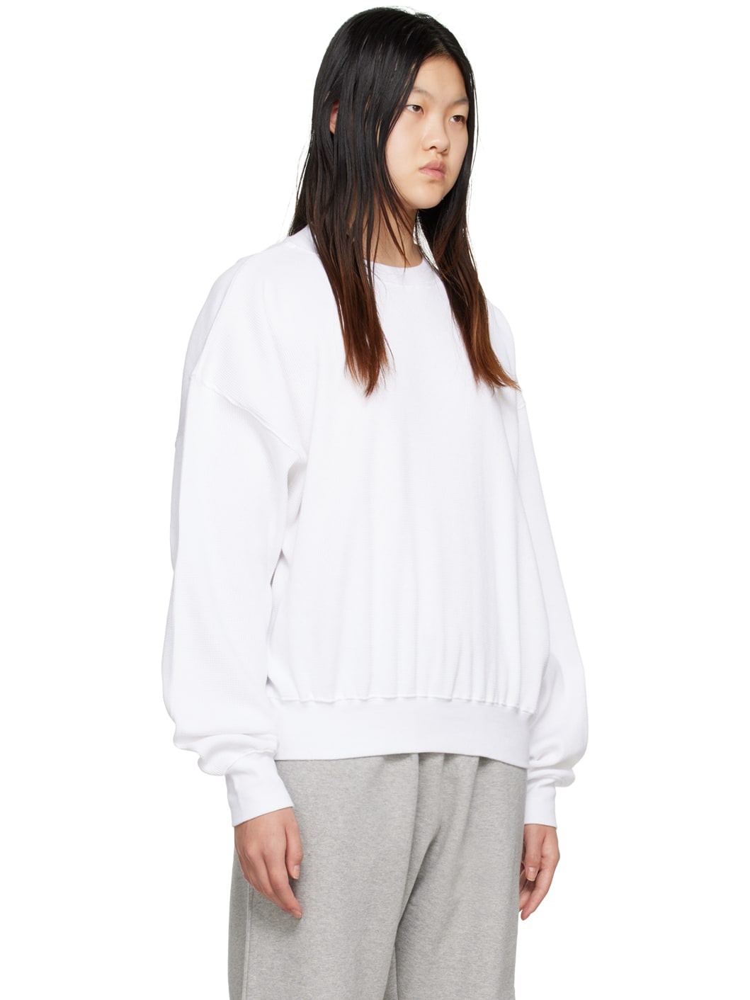 White Crewneck Sweatshirt - 2