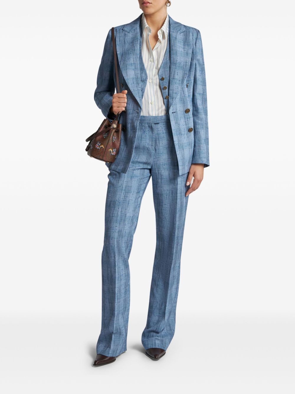 slub waistcoat - 2