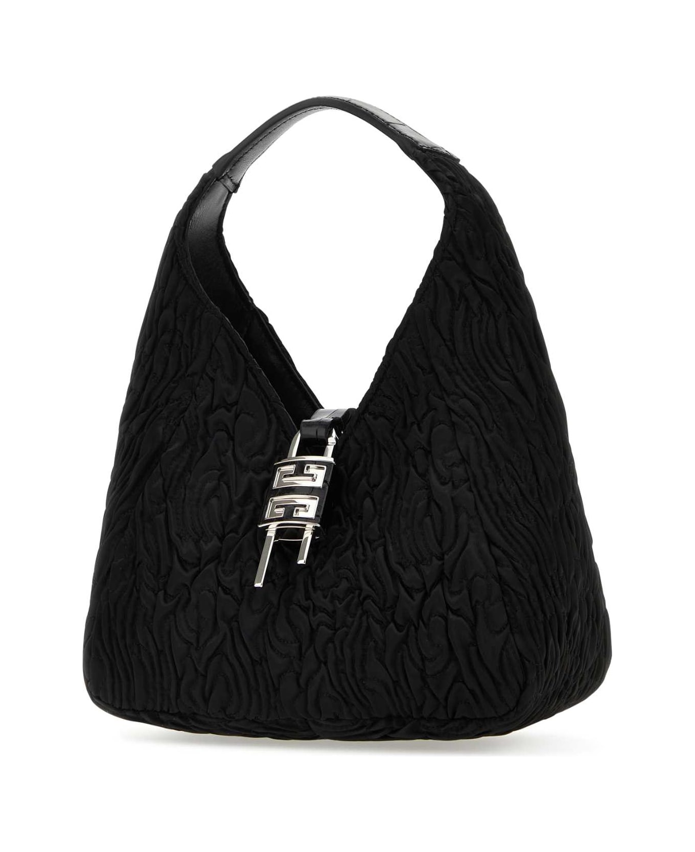 Black Fabric G-hobo Mini Handbag - 2