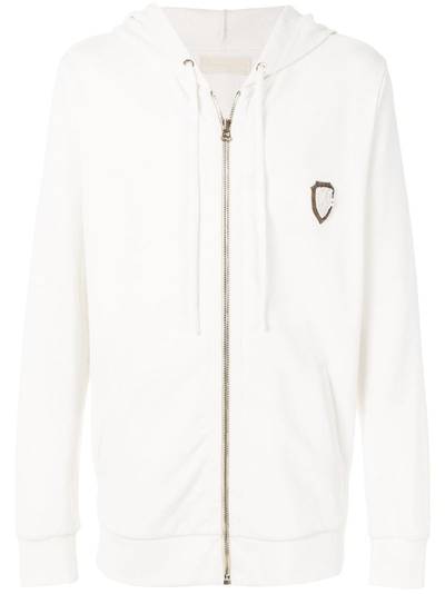 ih nom uh nit embroidered zipped hoodie outlook