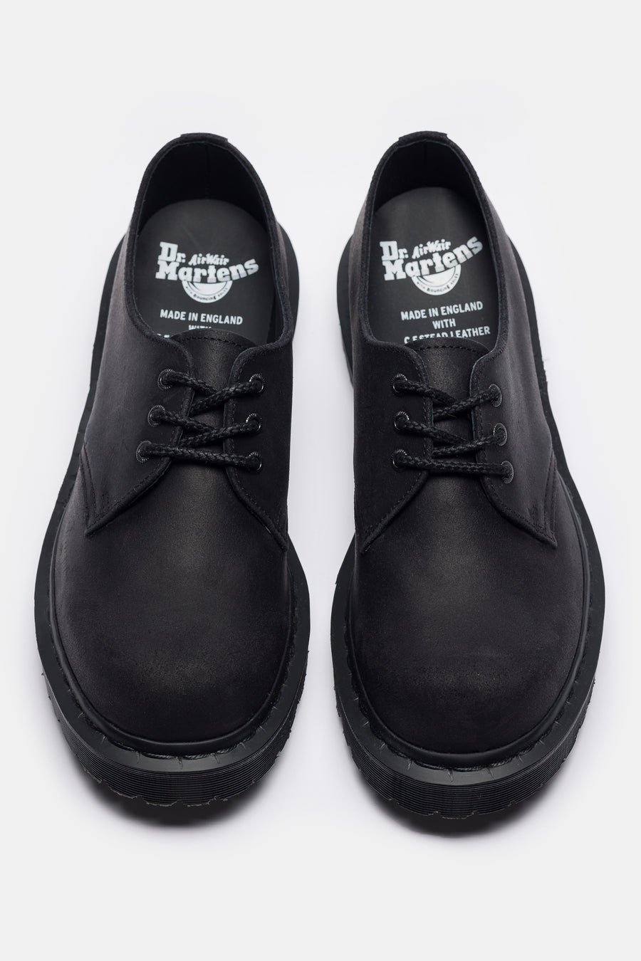 1461 Bex Bump Toe Derby in Black Wax Commander - 4