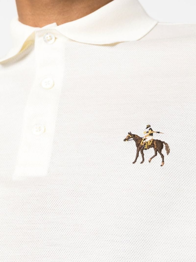 Polo-motif polo shirt - 8