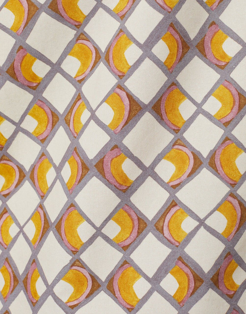 geometric-print 셔츠 4