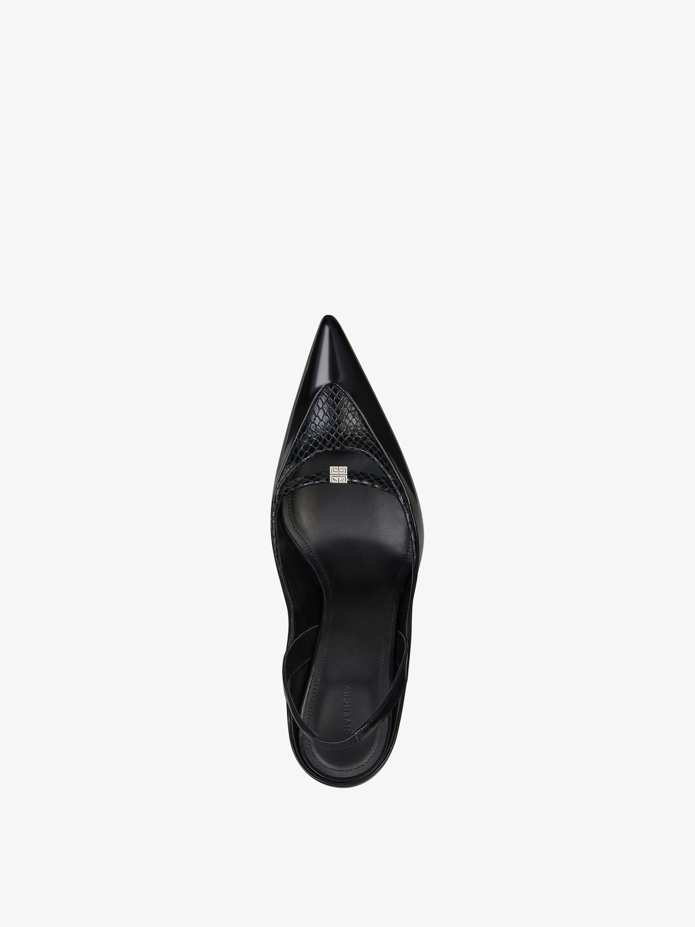 RAVEN SLINGBACKS IN LEATHER AND AYERS - 5