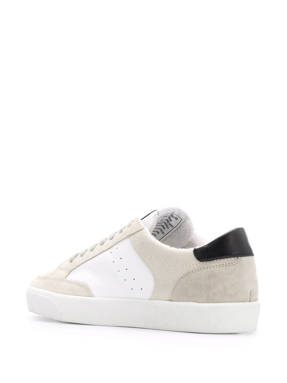 colour block low-top sneakers - 3