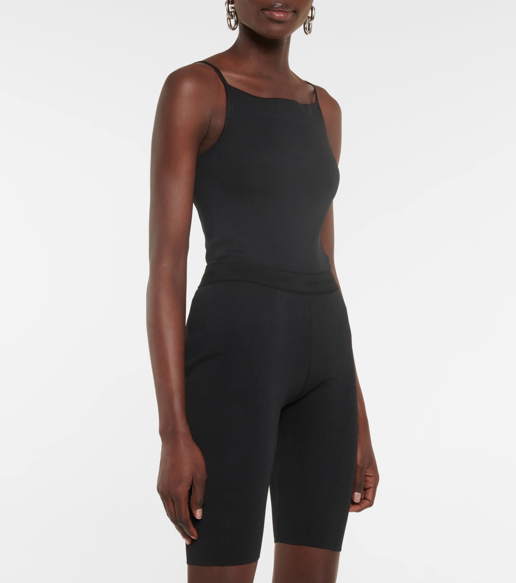 High-rise knit shorts - 4