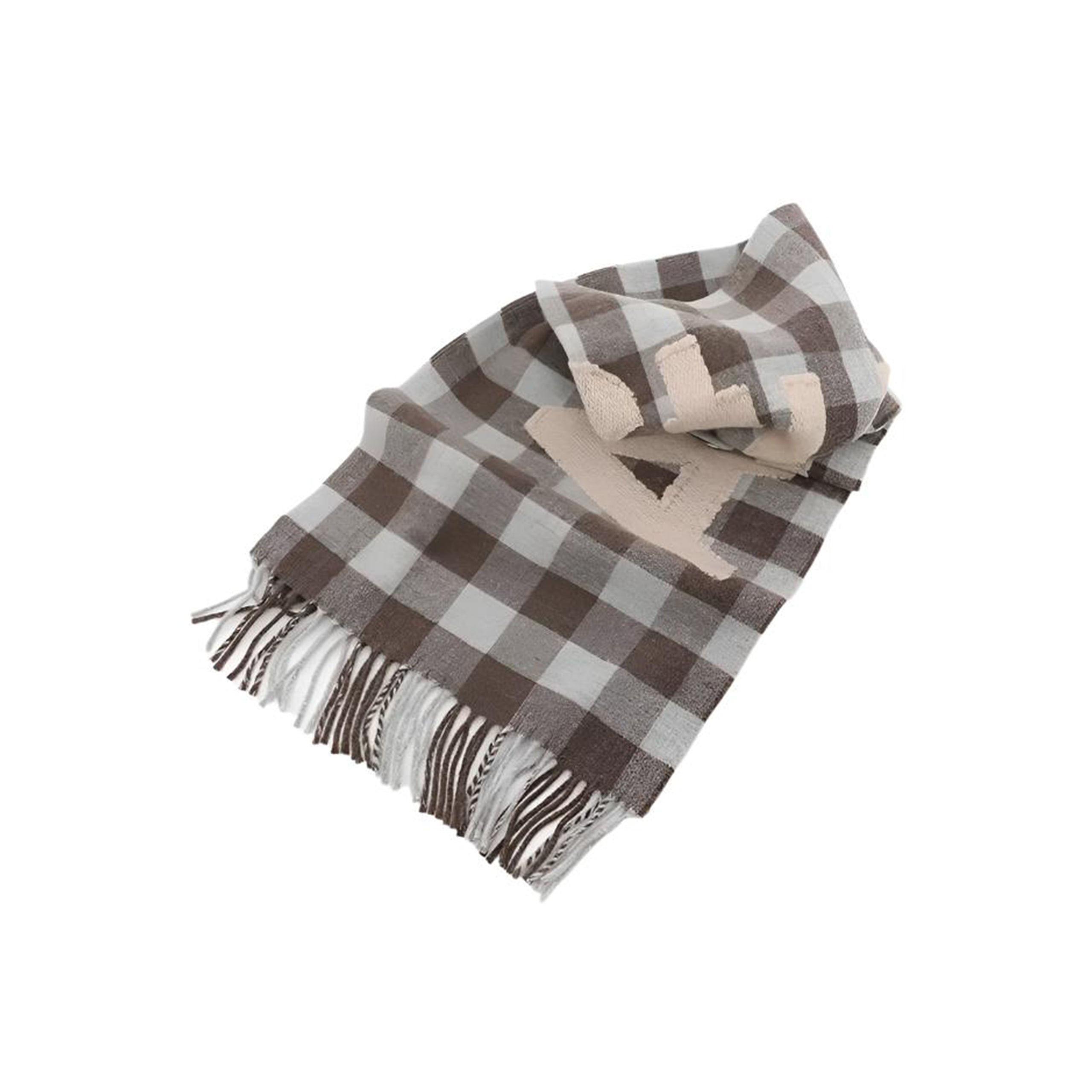 CHECK LOGO SCARF - 2