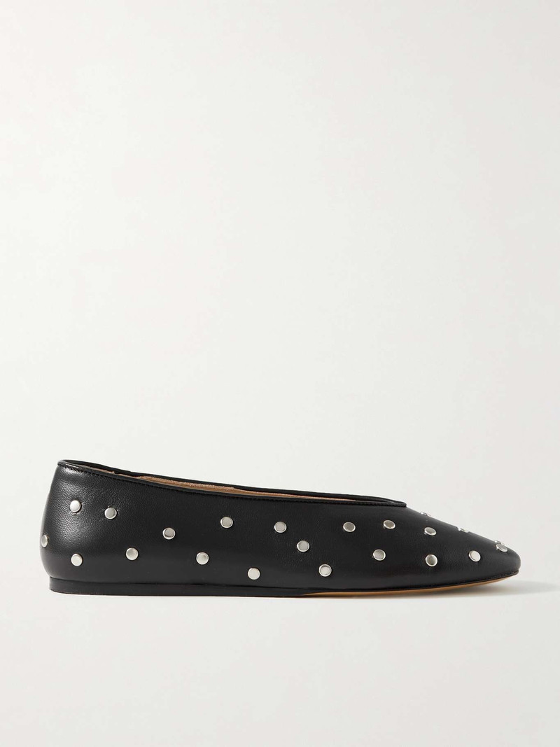 Regency studded leather ballet flats 1