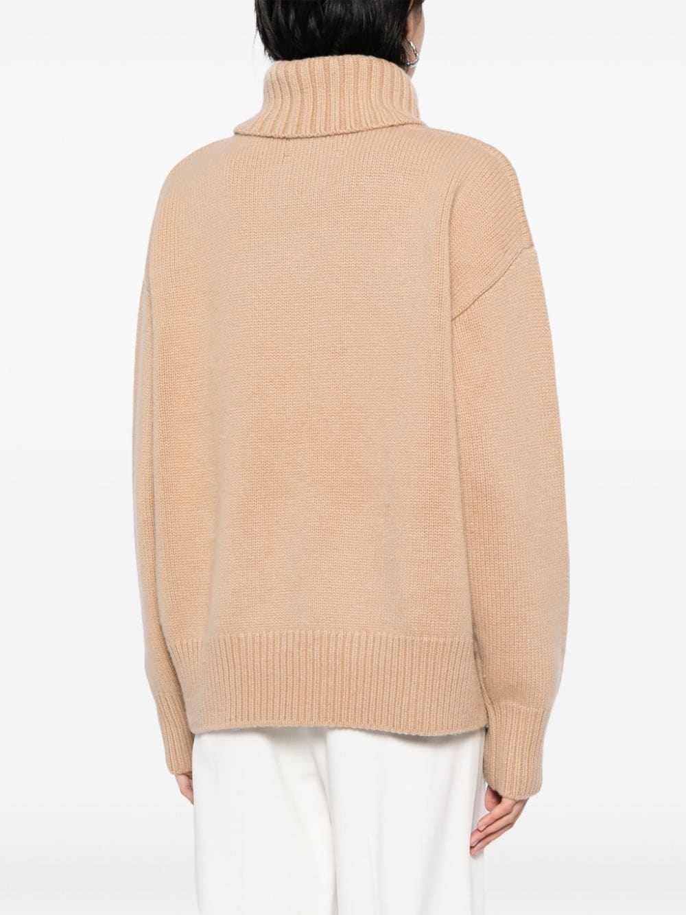 roll-neck cashmere jumper - 8
