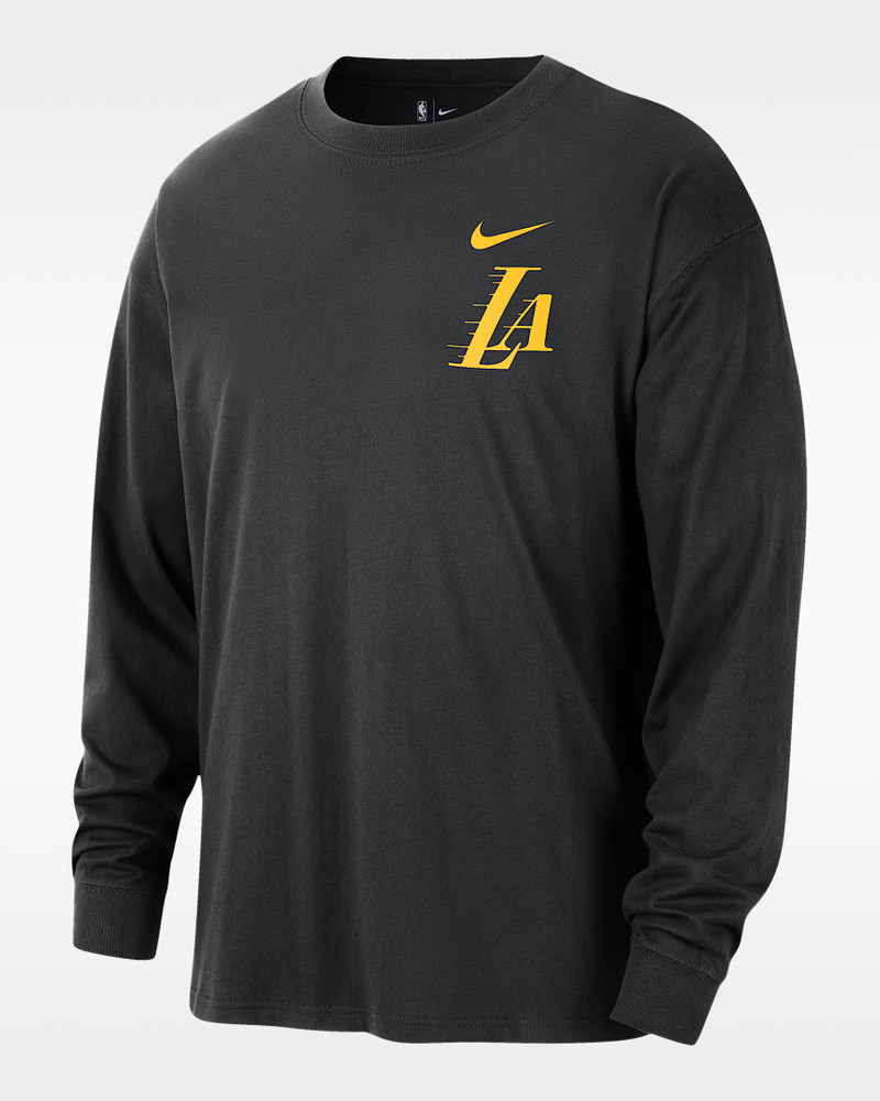 LA Lakers Essential City Edition Men's Nike NBA Long-Sleeve T-Shirt 1