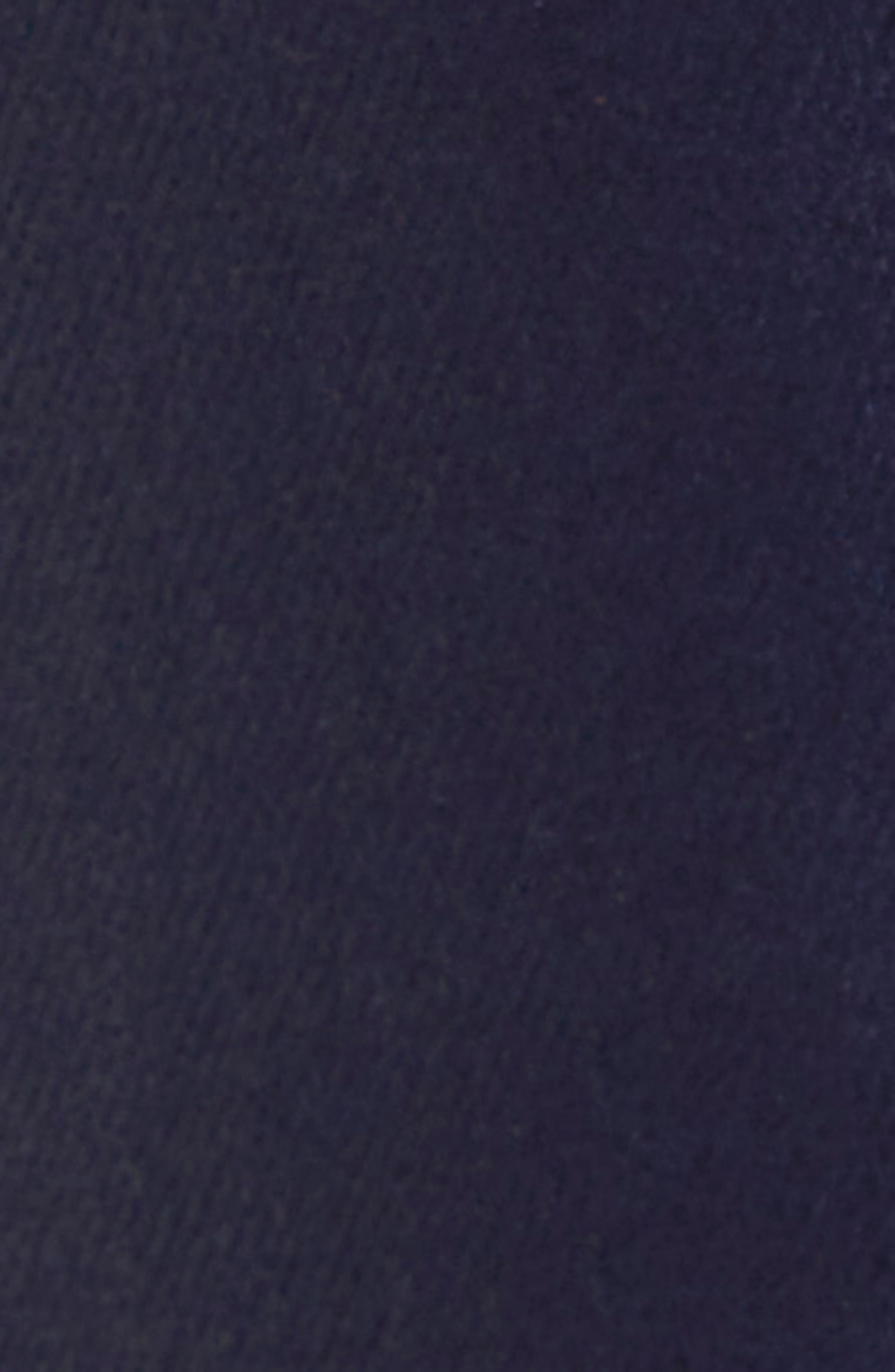 L'AGENCE Clayton High Waist Wide Leg Pants in Deep Midnight Coated at Nordstrom - 7