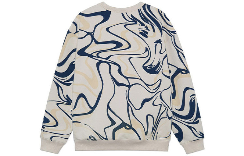 Li-Ning Li-Ning Stylish Series Funny Printing Loose Sports Pullover 'Creamy White' AWDS247-1 outlook