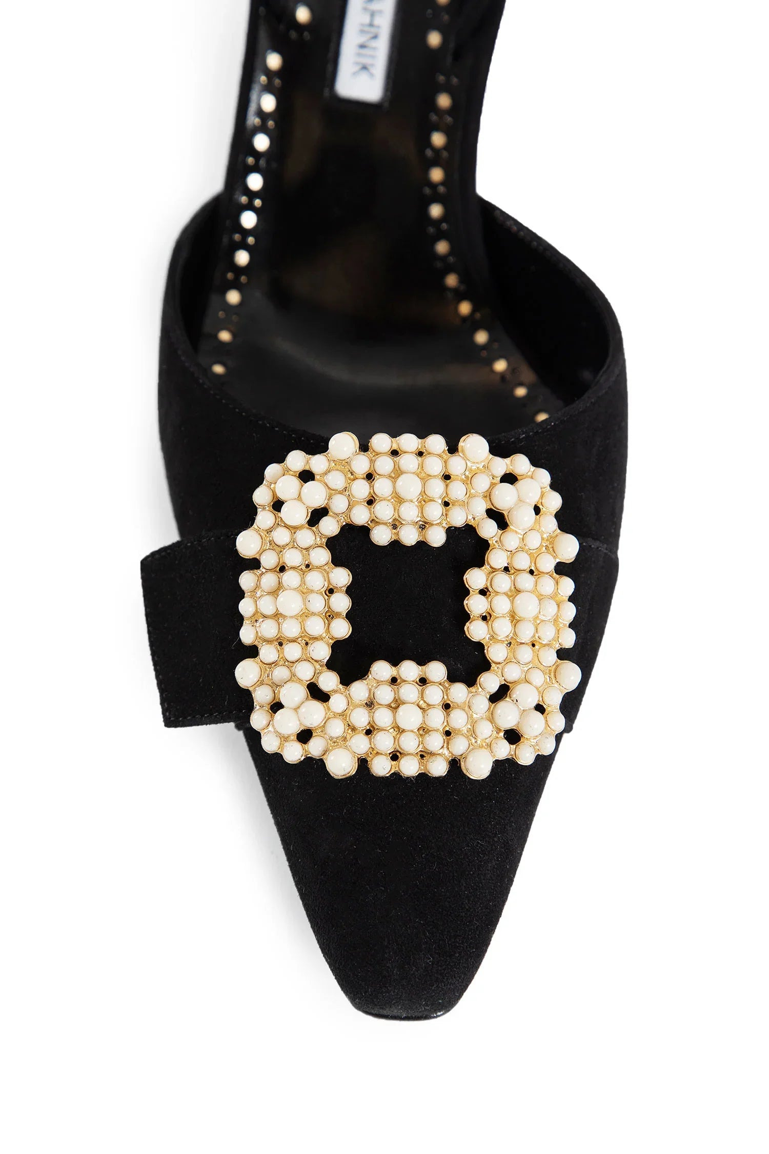 Gibsli-Suede-Pearl-Buckle-Slingback-Pumps - 5