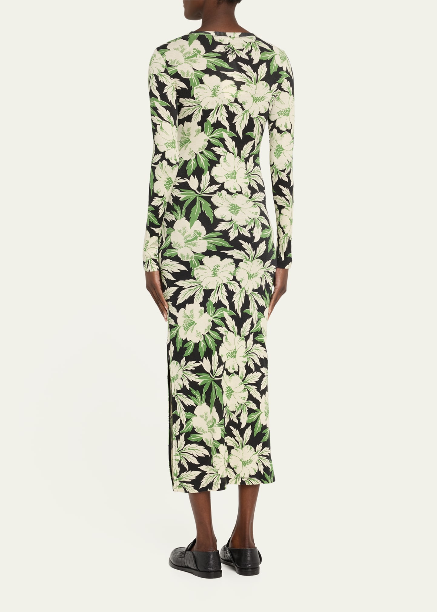 Floral Printed Mesh Tube Dress - 3