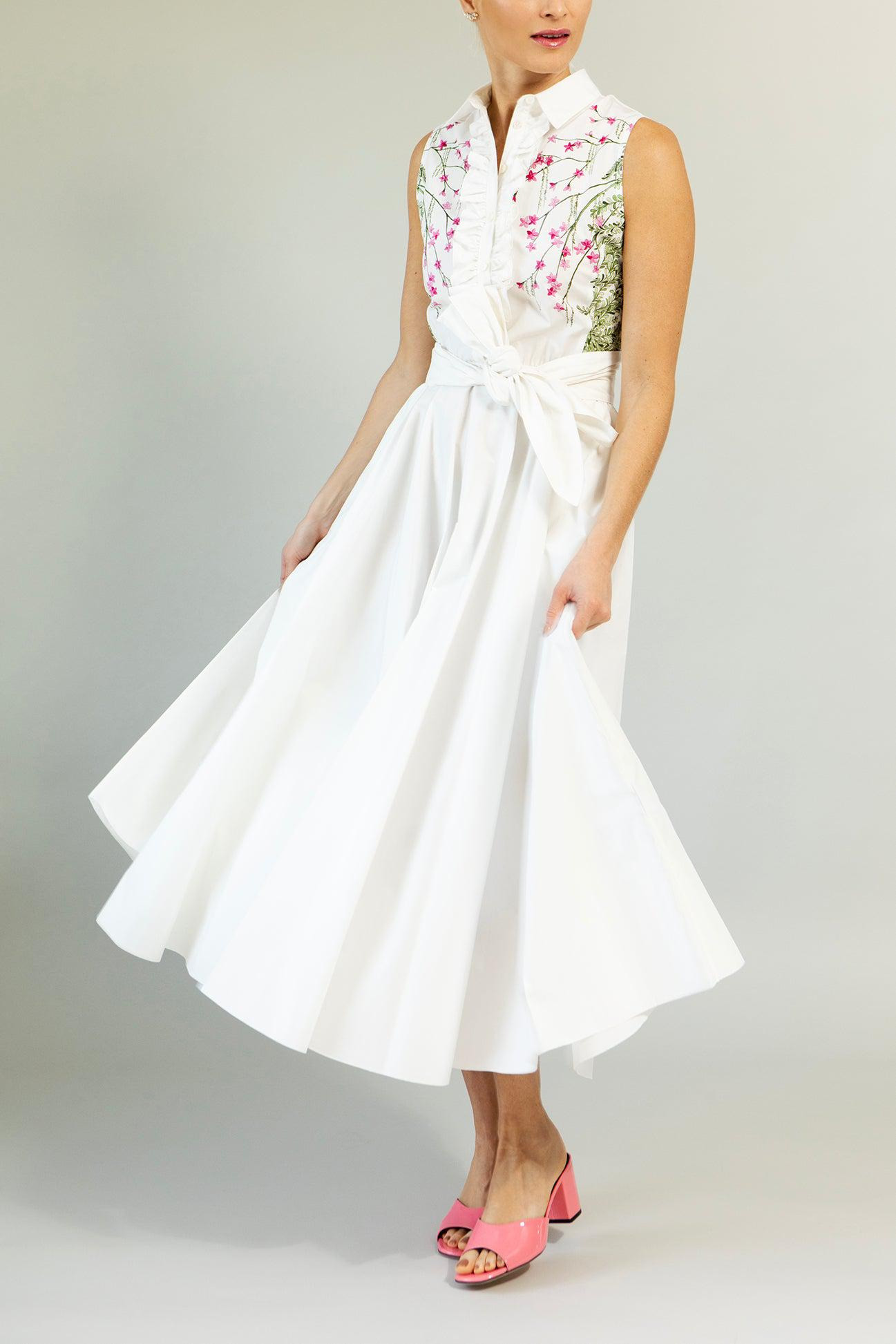 Printed Poplin Dress - 2
