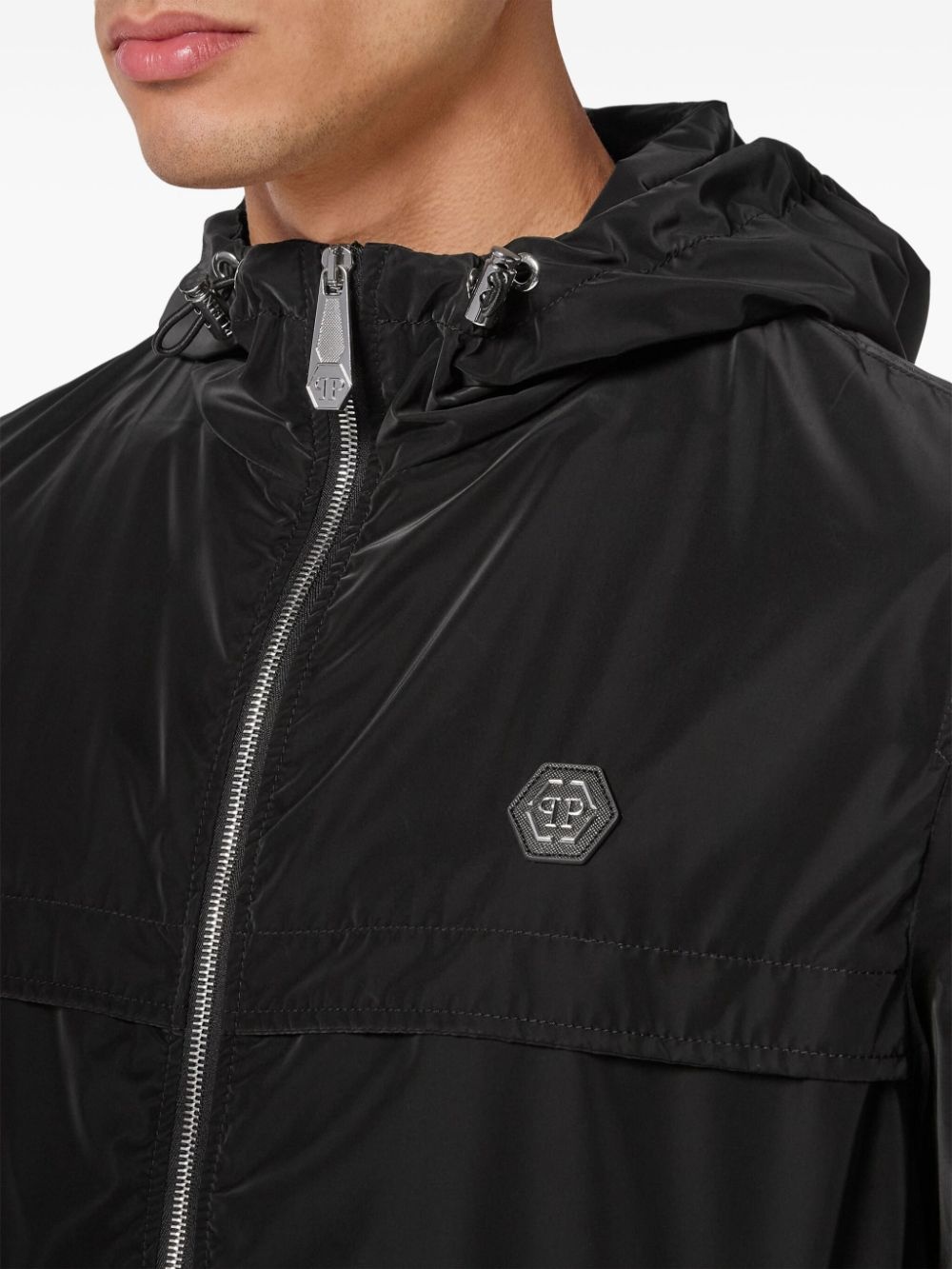 Camouflage logo-appliquÃ© jacket - 4