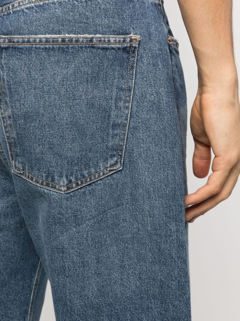 mid-rise straigth-leg jeans - 5