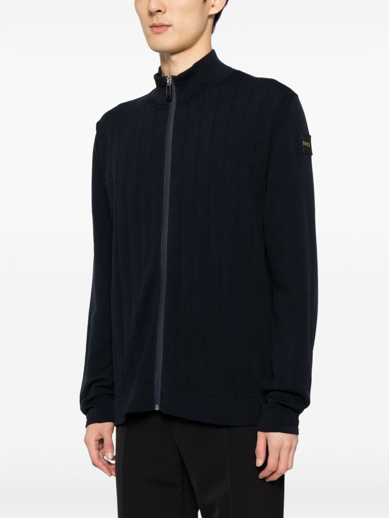 Zardin zip-up cardigan 3