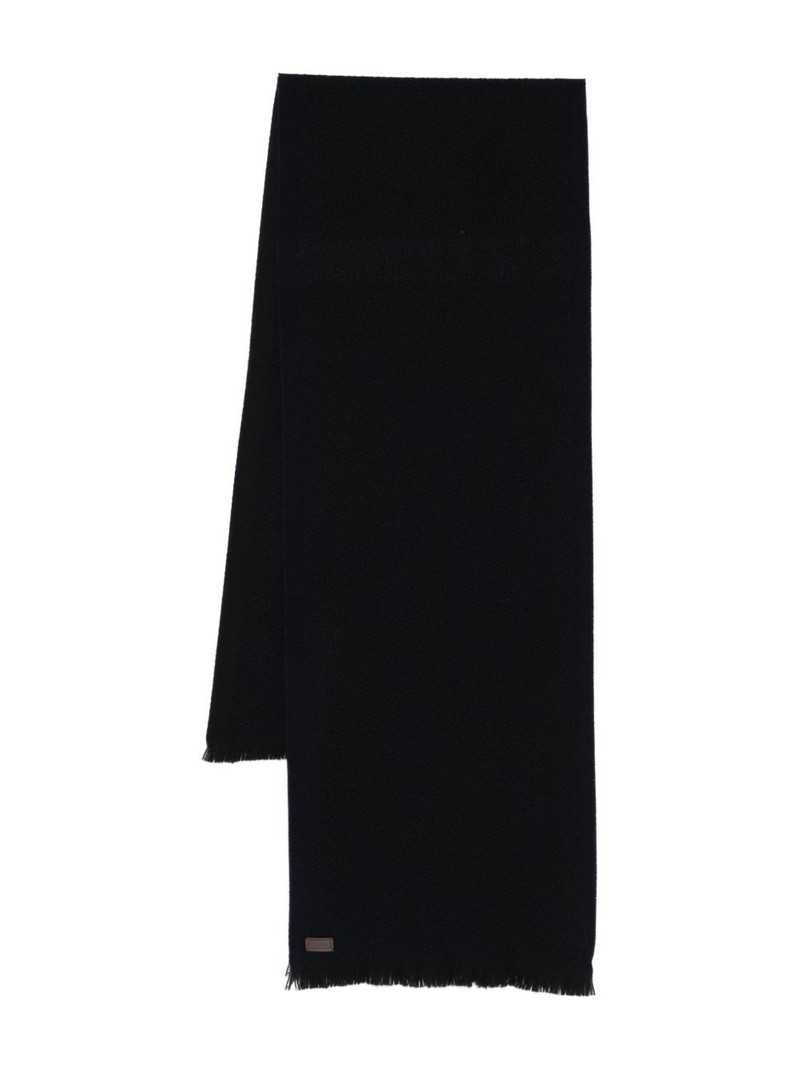 textured fringed scarf 1