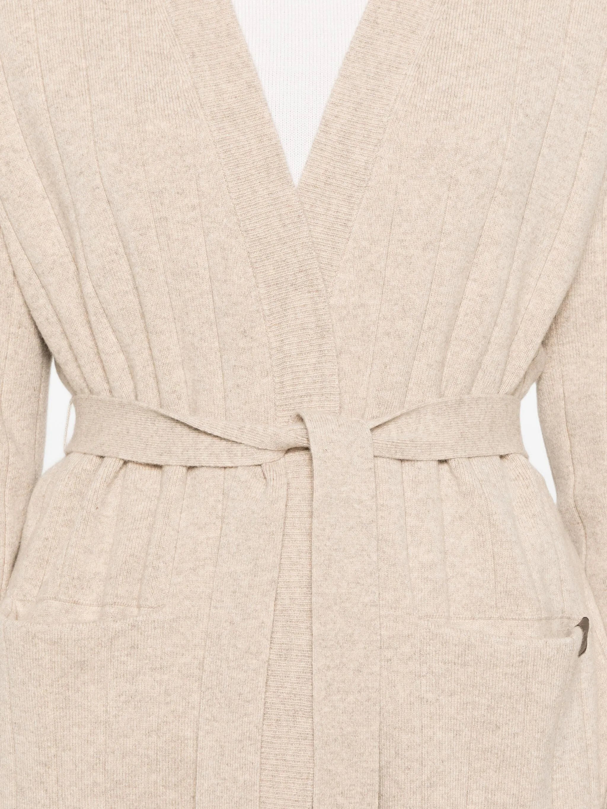Max Mara Ribbed Belted Cardigan - 3