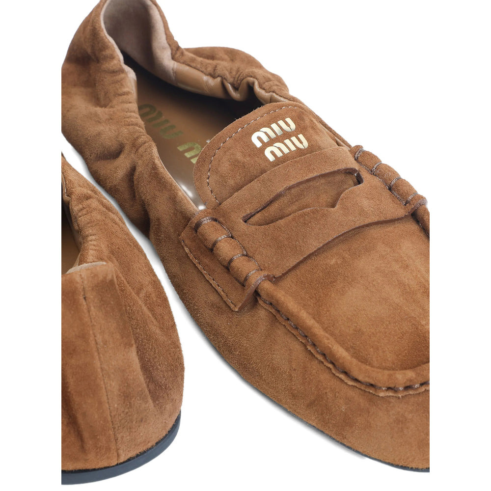 Miu Miu Brown Loafers Women - 3