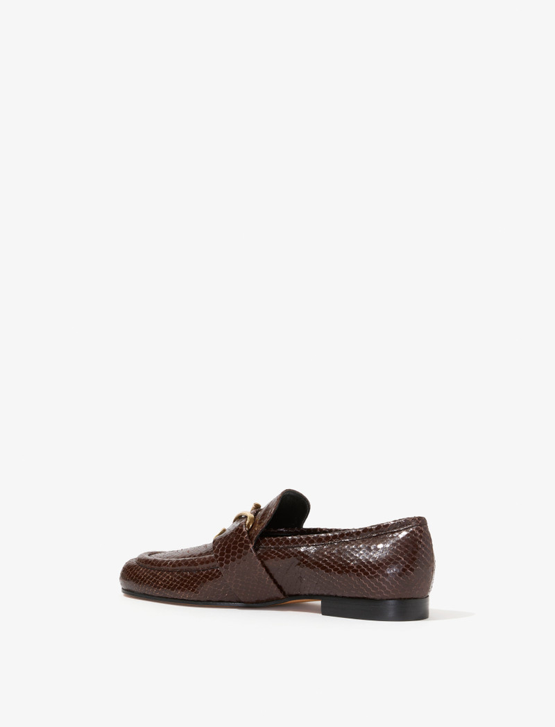 Proenza Schouler Monogram Loafers in Embossed Python outlook