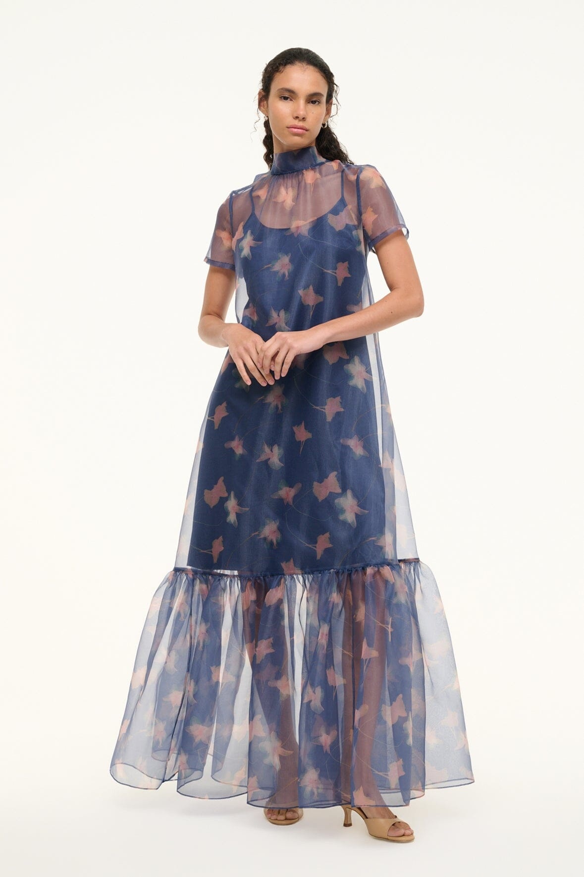 STAUD CALLUNA DRESS BOTANICAL NAVY - 5