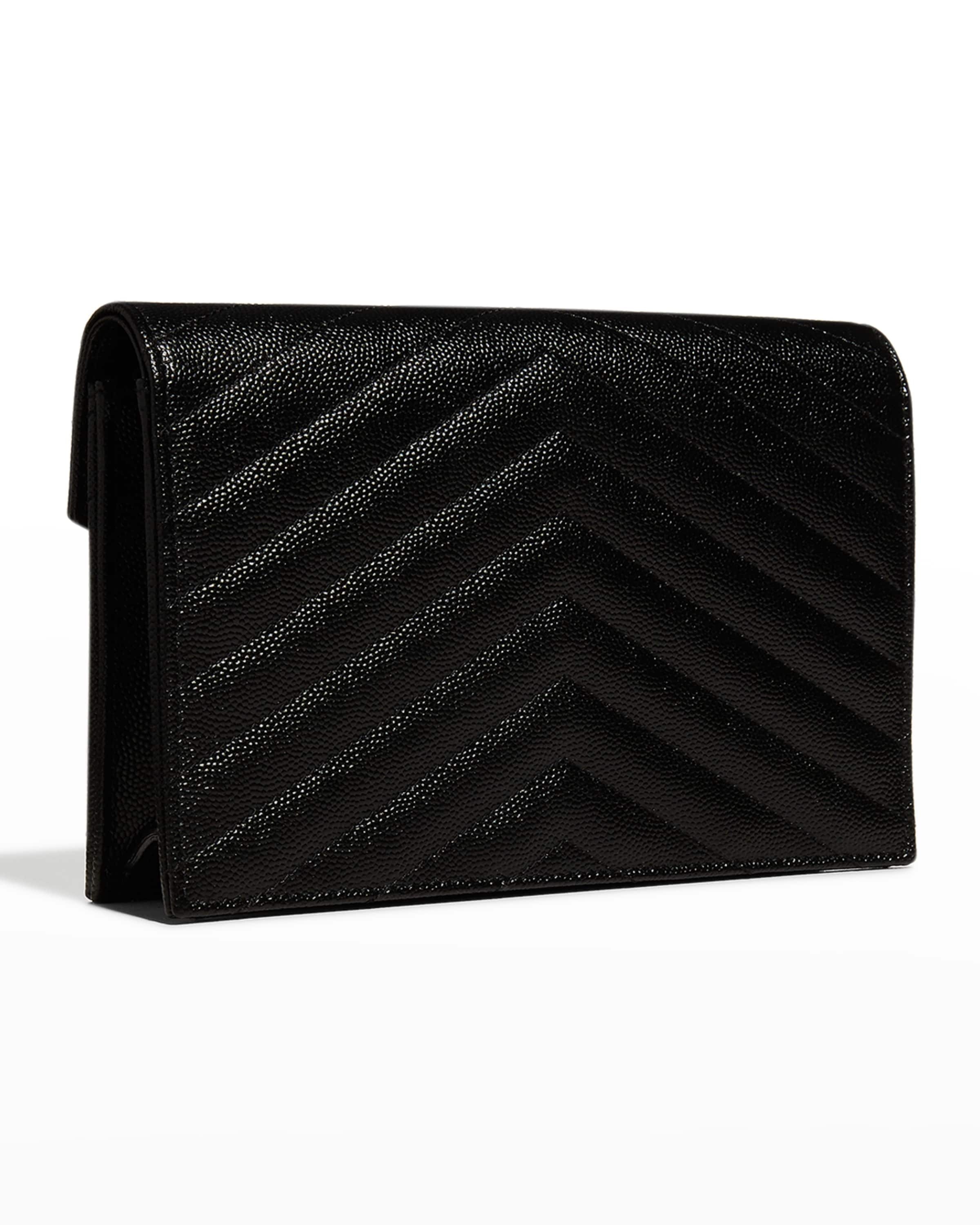 Small YSL Envelope Flap Wallet on Chain - 4