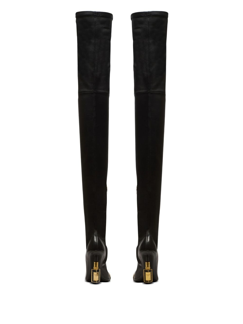 Lipstick thigh-length leather boots - 3