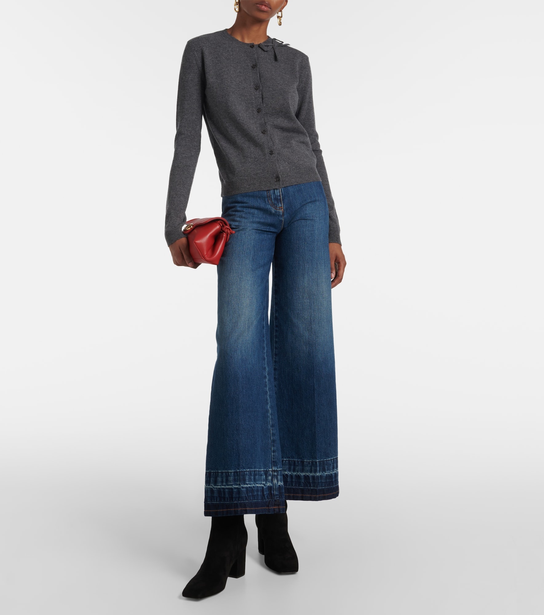 VLogo The Bold Edition suede booties - 2