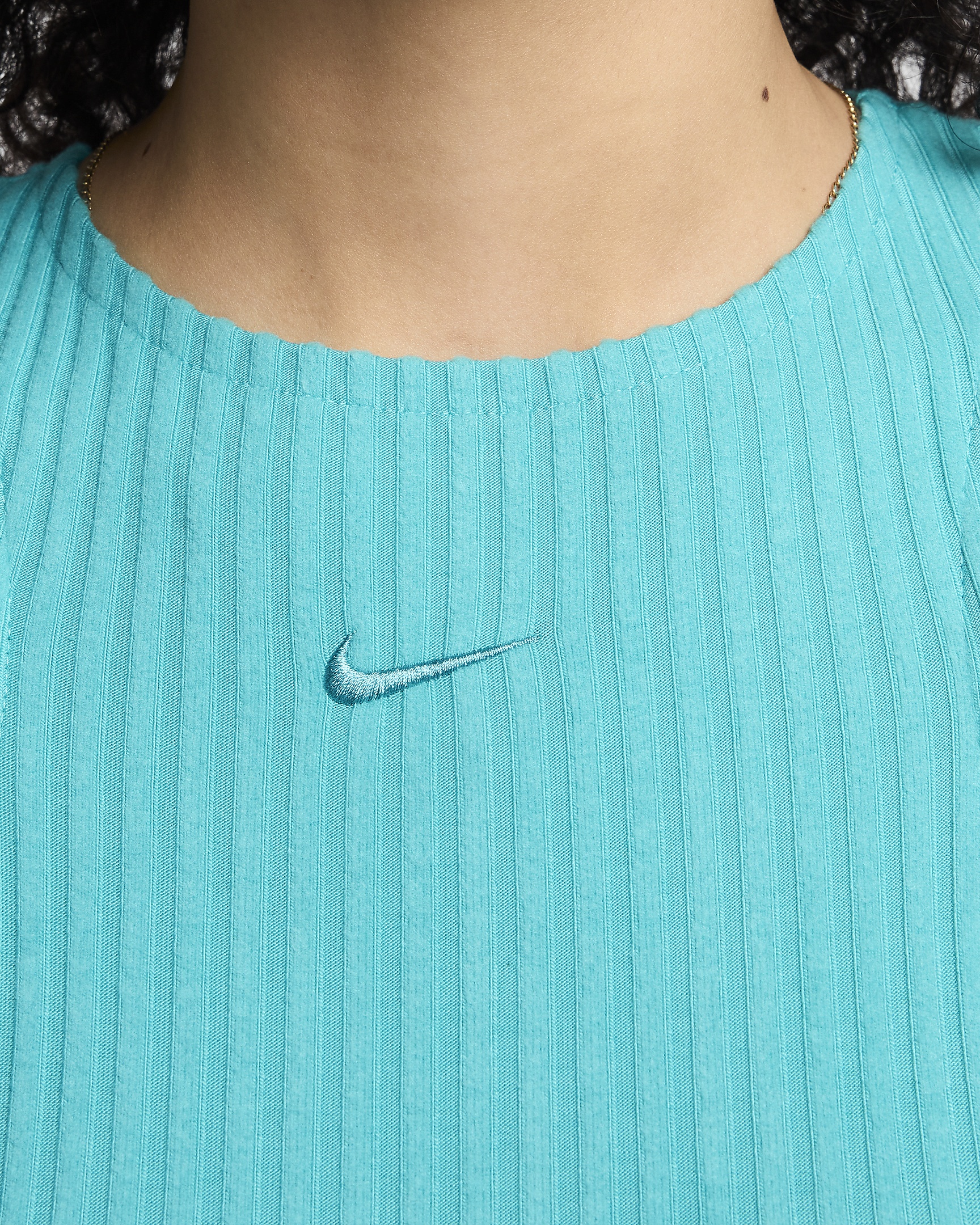 Women's Nike Sportswear Chill Knit Slim Sleeveless Ribbed Midi Dress - 4