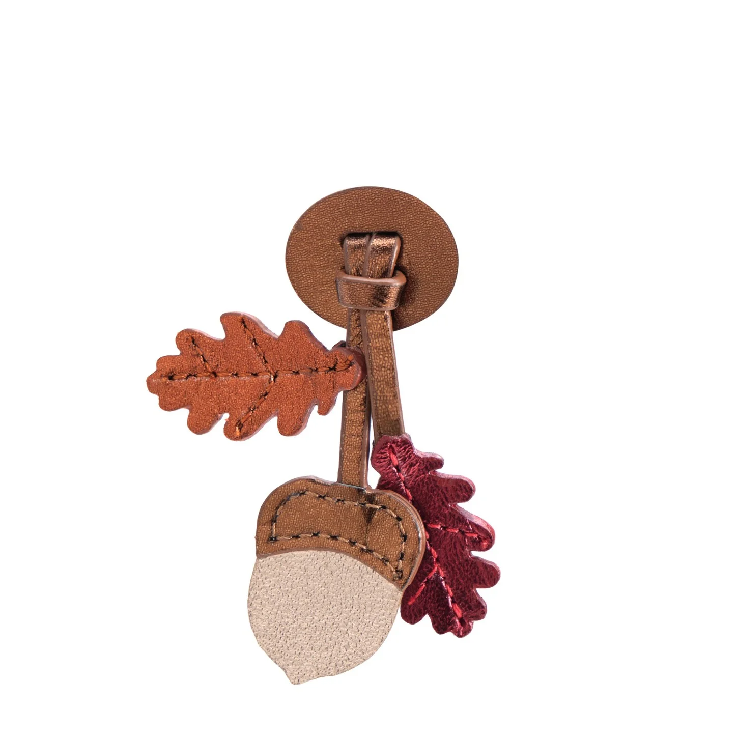 Burgundy leather Santoni Fiaba tassels - 1