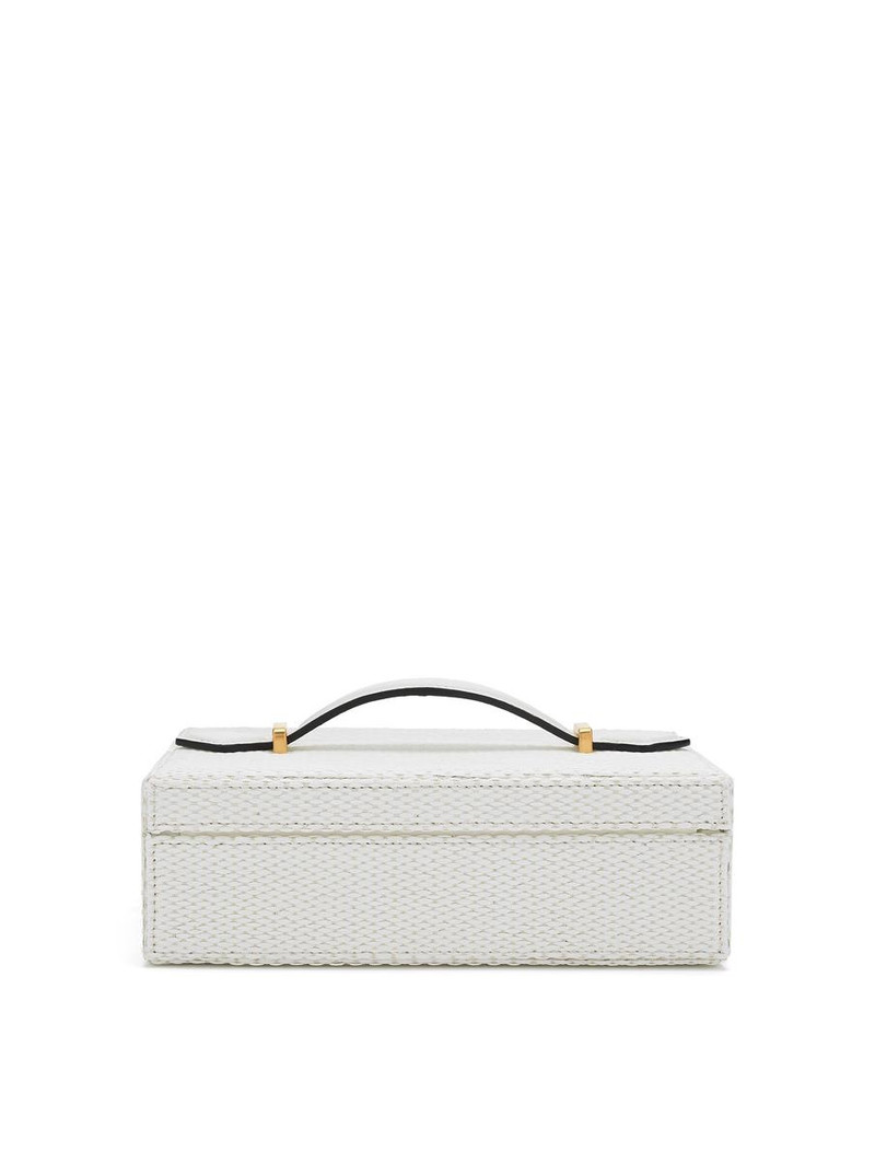 WOVEN RAFFIA ALIBI MINAUDIERE 3