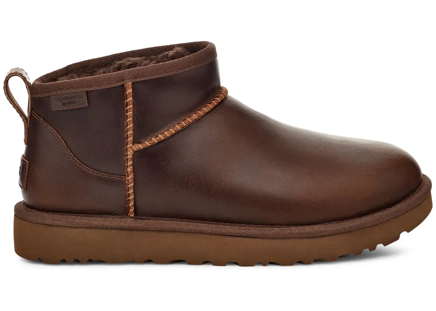 UGG Classic Ultra Mini LTHR Regen Boot Ironwood (Women's) - 1